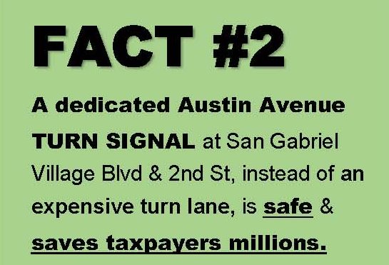 Austin Ave. Bridges Fact #2 – Turn Signals NOT Lanes